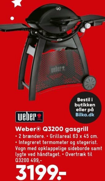 Bilka Weber Q3200 Gasgrill tilbud