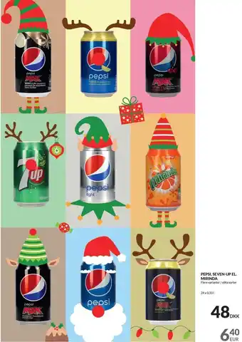 Nielsen's Discount Pepsi, seven-up el. mirinda tilbud