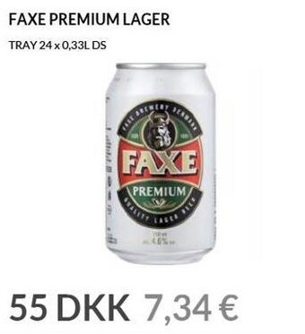 Nielsen's Discount Faxe premium lager tilbud