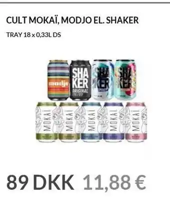 Nielsen's Discount Cult mokai, modjo eller shaker tilbud