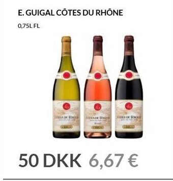 Nielsen's Discount E.guigal côtes du rhône tilbud
