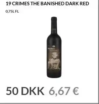 Nielsen's Discount 19 crimes the banish dark red tilbud