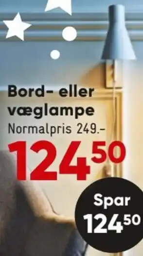 Bord-eller Væglampe