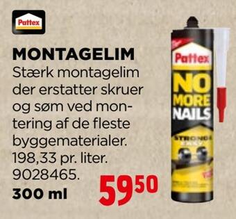 jem & fix Montagelim tilbud