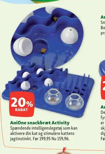 Maxi Zoo Anione snackbræt activity tilbud