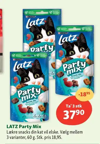 Maxi Zoo Latz party mix tilbud