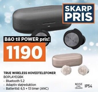 Power True wireless hovedtelefoner tilbud