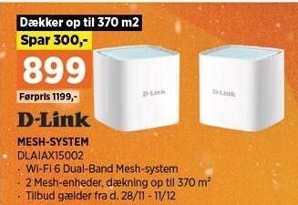Power D-link mesh system tilbud