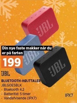 Power Jbl bluetooth-højtaler tilbud