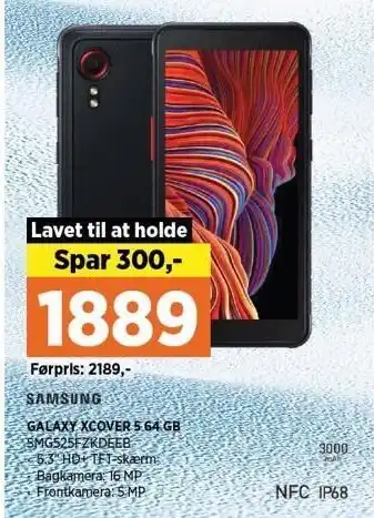 Power Galaxy xcover 5 64gb tilbud