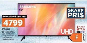 Power Samsung 65'' 4k smart tv tilbud