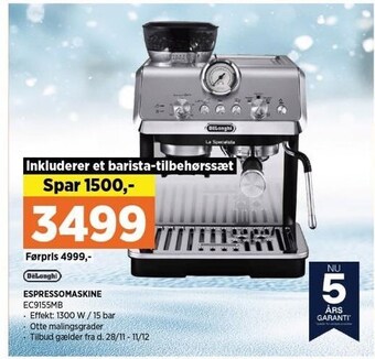 Power Espressomaskine tilbud