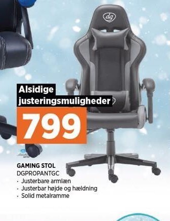 Power Gaming stol tilbud