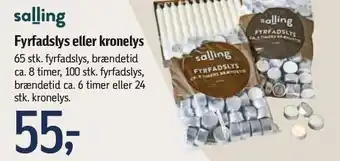 Føtex Fyrfadslys el. kronelys tilbud