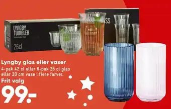Lyngby glas eller vaser