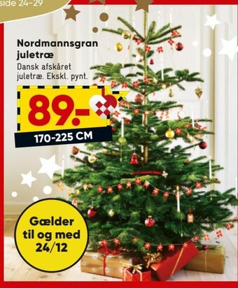 Bilka Nordmannsgran juletræ tilbud