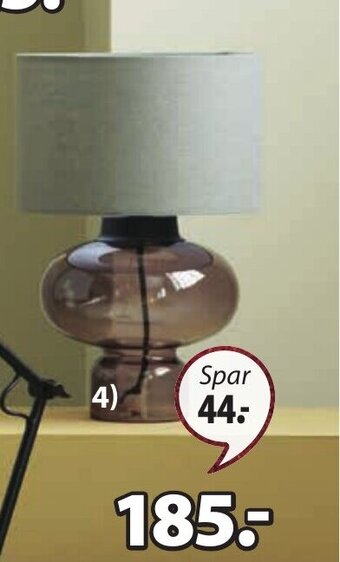 JYSK Edmund Bordlampe tilbud