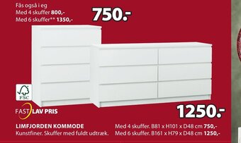 JYSK Limfjorden Kommode tilbud