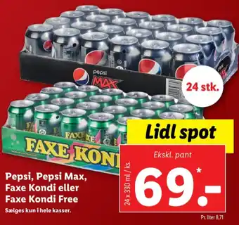 Lidl Pepsi cola tilbud