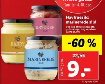 Lidl Havfrue sild tilbud