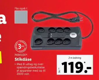 Lidl Parkside stikdåse tilbud