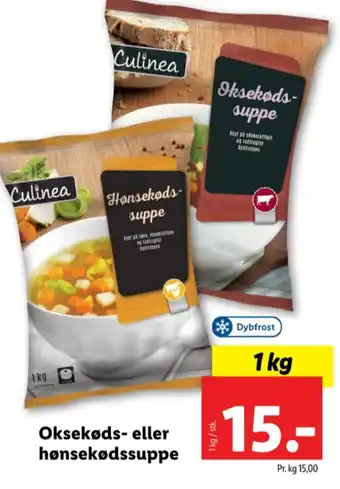 Lidl Culinea hønsekødssuppe tilbud