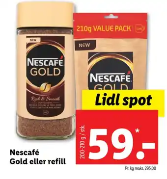 Lidl Gold instant kaffe tilbud