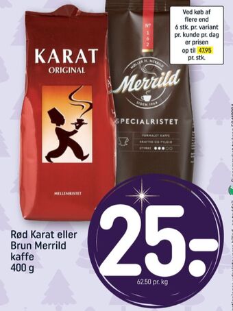 REMA 1000 Original kaffe formalet tilbud