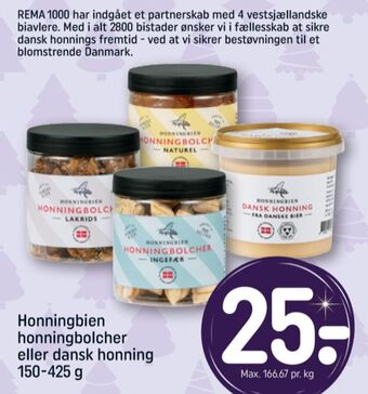REMA 1000 Honningbien honning tilbud