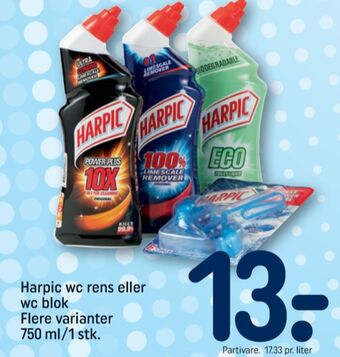 REMA 1000 Harpic wc-rens tilbud