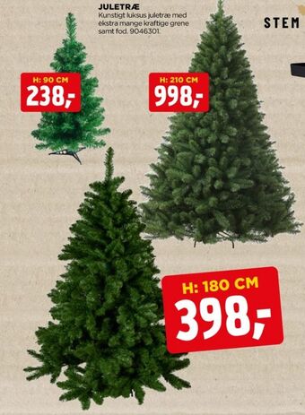 jem & fix Ukendt kunstig juletræ tilbud