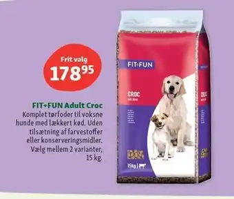 Maxi Zoo Fit+fun adult croc 15 kg tilbud