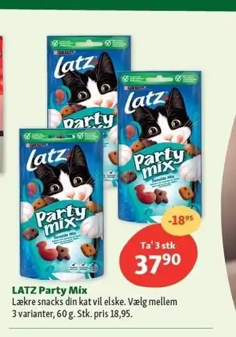 Latz party mix - 3 stk