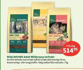 Maxi Zoo Real nature adult wilderness tørfoder 7 kg tilbud