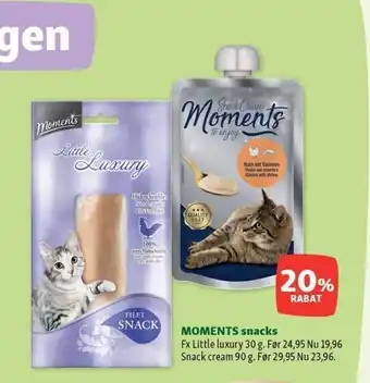 Maxi Zoo Moments snacks tilbud