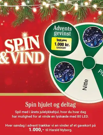 Harald Nyborg Spin & vind tilbud