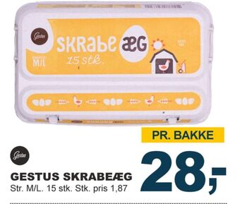 Let-Køb Gestus æg tilbud