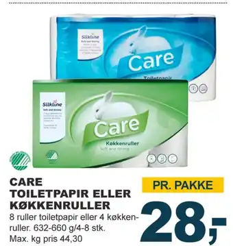 Let-Køb Care toiletpapir tilbud