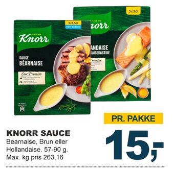 Let-Køb Knorr sauce pulver tilbud