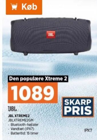 Power Jbl højttaler tilbud
