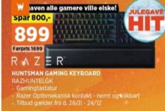 Power Razer tastatur tilbud