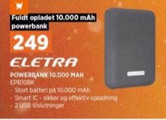 Power Eletra powerbank tilbud