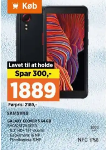 Samsung galaxy xcover 5 mobiltelefon