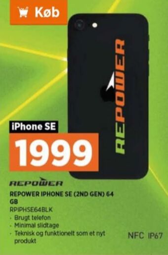 Power Apple iphone se mobiltelefon tilbud