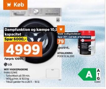 Power Lg vaskemaskine tilbud