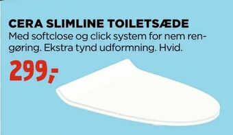 jem & fix Cera slimline toiletsæde tilbud