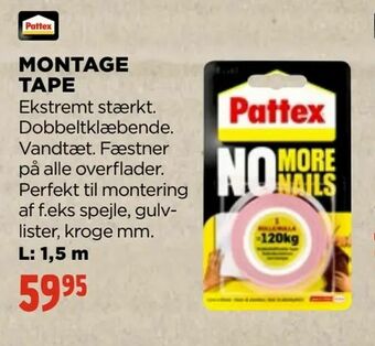 jem & fix Montage tape tilbud