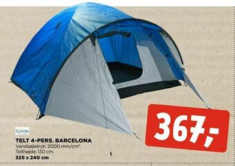 jem & fix Telt 4-pers. barcelona tilbud