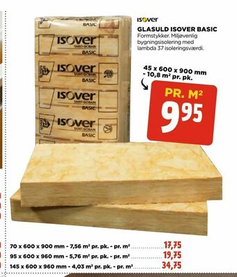 jem & fix Glasuld isover basic tilbud