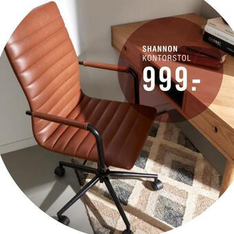 Ilva Shannon kontorstol tilbud
